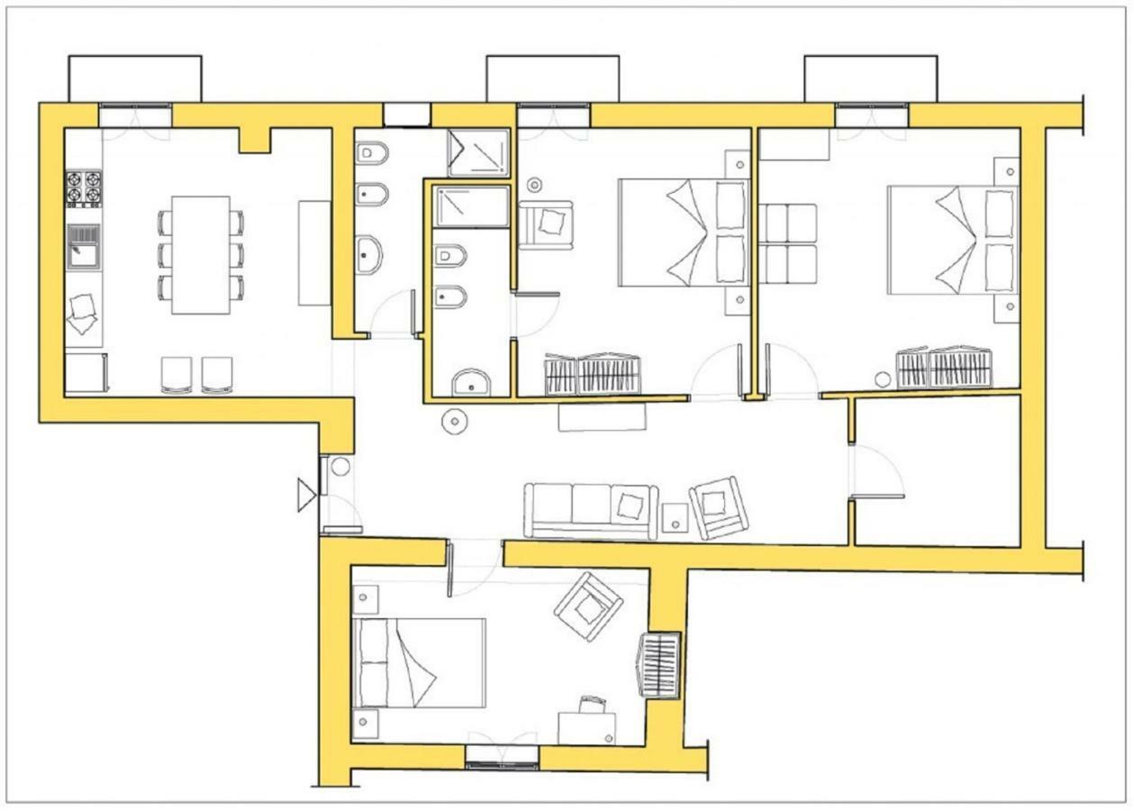 Interno16Holidayhome Napoli Bagian luar foto